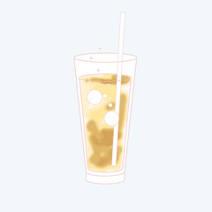 Vector of a beverage