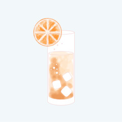 Vector of a beverage