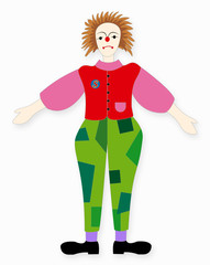 アフロヘアー青年のイメージ