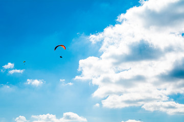 Paragliding in the Clouds
