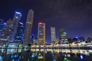 Fototapeta na wymiar cityscape view of Singapore city