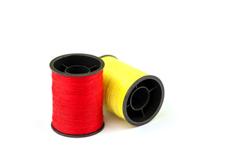 spool of thread isolated on white background