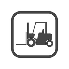 Naklejka premium Forklift icon 