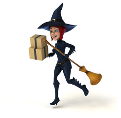 Sexy witch - 3D Illustration