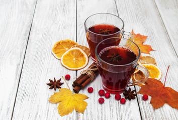 hot mulled wine