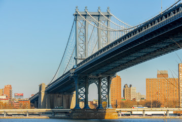Naklejka premium Manhattan Bridge - Nowy Jork