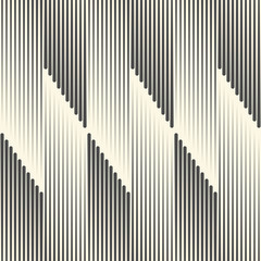 Seamless Vertical Stripe Pattern. Vector Black and White Line Background. Wrapping Paper Texture