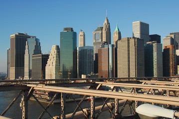 Fototapeta na wymiar Downtown NYC Skyline