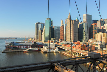 Obraz premium Downtown NYC Skyline