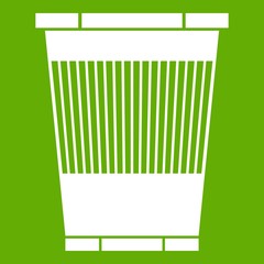 Trash can icon green