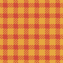Halloween Tartan Seamless Pattern.