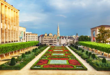 Foto op Plexiglas Cityscape of Brussels in a beautiful summer day © TTstudio