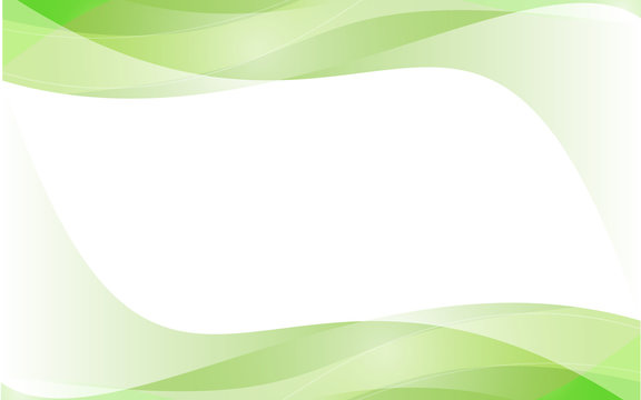 white and light green background