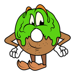 Cartoon Donut Vector