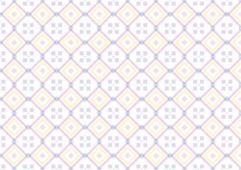 幾何学バターン　ピンク