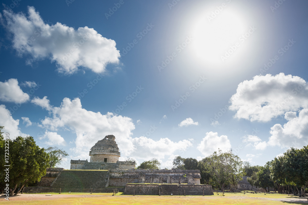 Wall mural The Observatory (El Caracol). Chichen Itza, Yucatan, Mexico