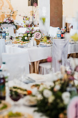 Number two put on the dinner table