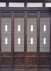 Chinese style folding doors,accordion door made a wood.