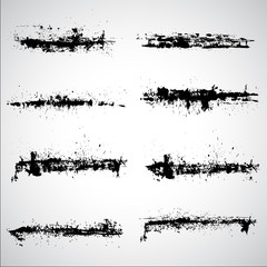 Grunge Retro Brush Strokes Collection