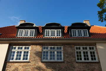 Fototapeta na wymiar old house in Copenhagen exterior