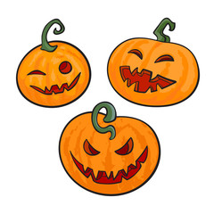 Halloween pumpkins.