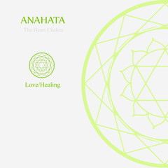 Anahata- The heart chakra which stands for love or healing. Thw word anahata means unhurt, unstruck, and unbeaten