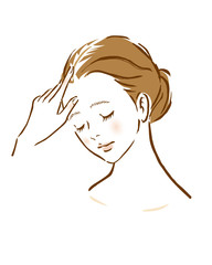 女性　薄毛　抜け毛　髪