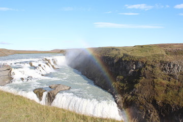 Rainbow in Gullfoss