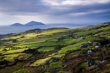 Kerry hills and islands - obrazy, fototapety, plakaty
