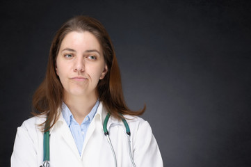 Bored doctor