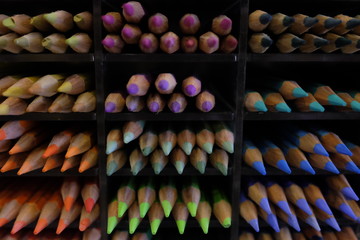 colored pencils