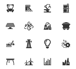 Industry icons set