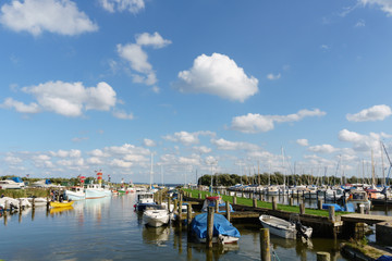 Fototapeta premium Schleswig-Holstein Marina und Hafen Lippe