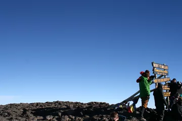 Papier Peint photo autocollant Kilimandjaro summit