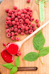 raspberry jam for the winter