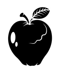 Apple Vector Silhouette