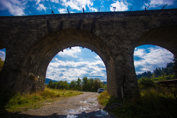 The longest old historical stone railway bridge in Europe