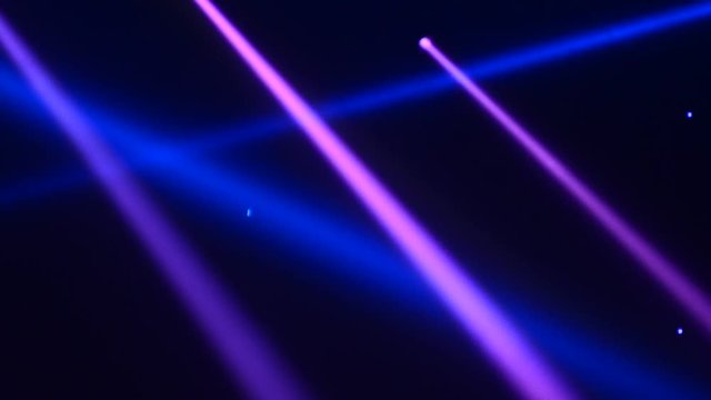 Lights in night club