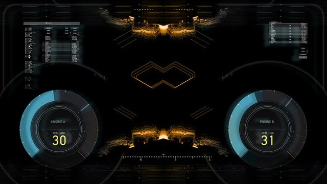 Futuristic interface | HUD