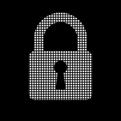Pixel Icon - Schloss - Sicherheit