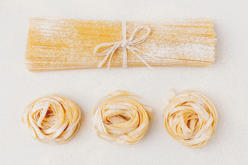 raw pasta composition