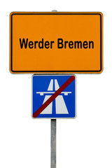 Ortsschild, Bremen