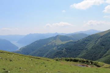 Fototapeta premium Montagne lago