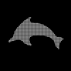 Pixel Icon - Delfin