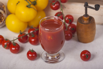 Vegetable juice or smoothie