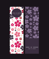 Floral greeting/invitation card template 