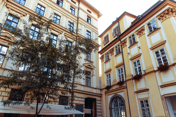 Fototapeta premium antique building view in Brno, Czech Republic