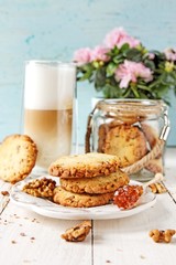 Nuts and cheese cookies