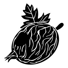 Gooseberry icon, simple style