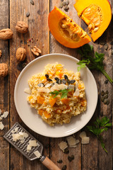 pumpkin risotto